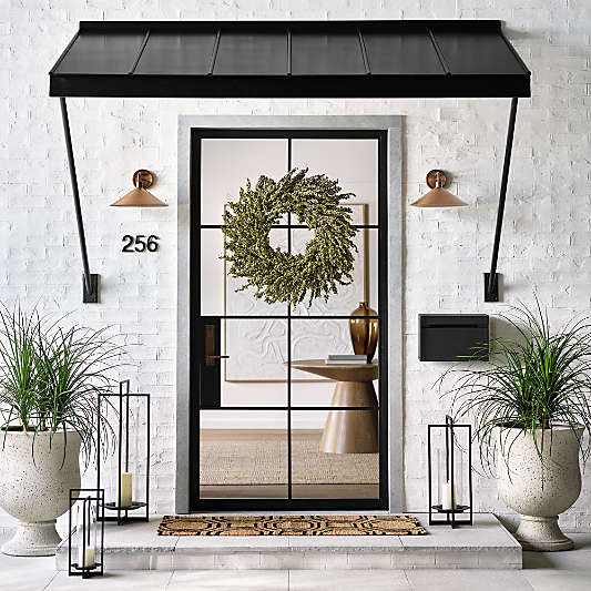 Dune Black Metal Outdoor Lanterns
