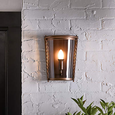 Norbury Metal Indoor/Outdoor Wall Sconce Light by Jake Arnold