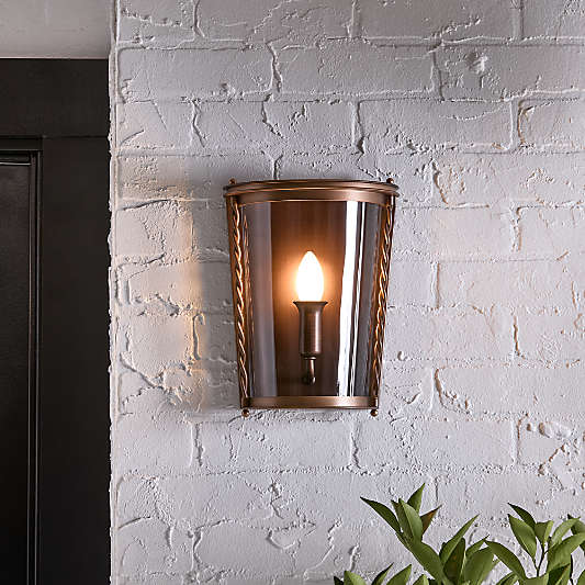 Norbury Metal Indoor/Outdoor Wall Sconce Light by Jake Arnold