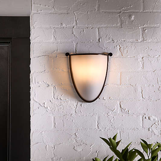 Holloway Metal Indoor/Outdoor Wall Sconce Light by Jake Arnold