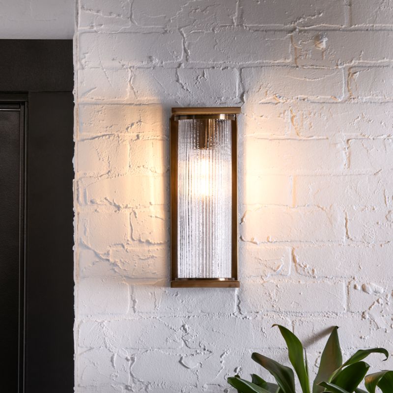 Norbury Metal Indoor/Outdoor Wall Sconce Light by Jake Arnold