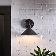 Andre Black Indoor/Outdoor Wall Sconce Light
