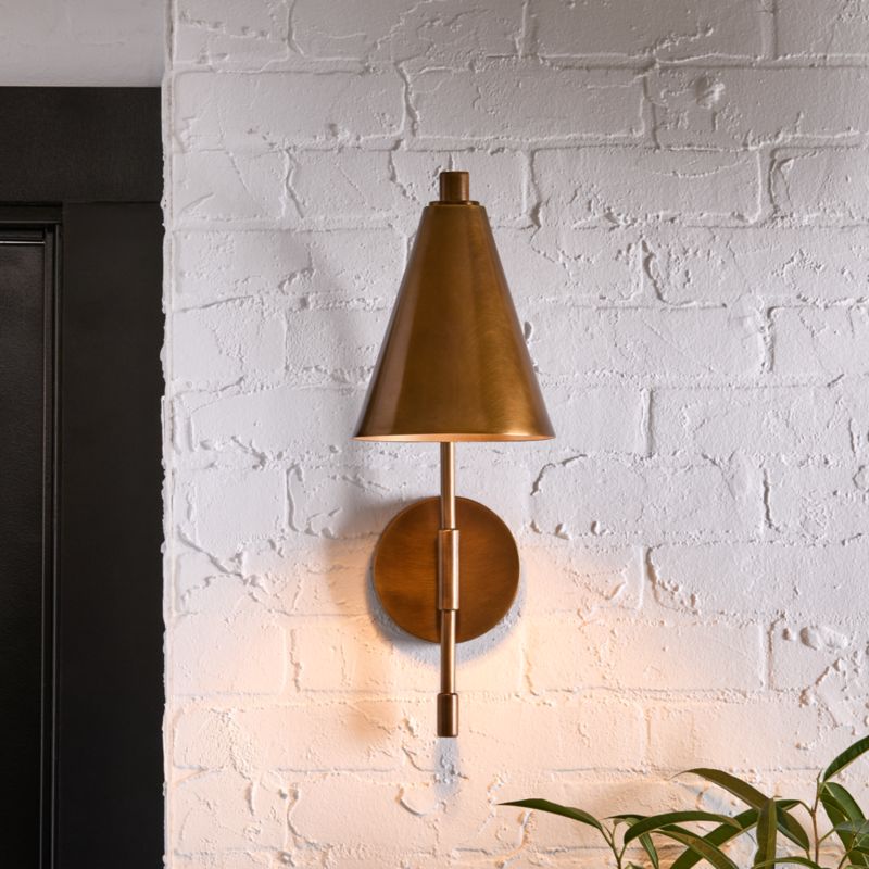 Lisse Brass Indoor/Outdoor Wall Sconce Light - image 3 of 9