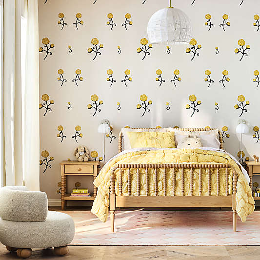 Backdrop Rhinestone Cowboy Bright Yellow Wallpaper