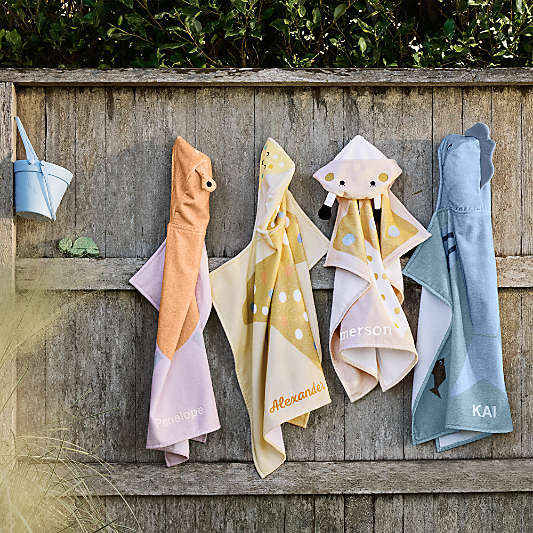Butterfly Organic Cotton Hooded Baby Beach Towel