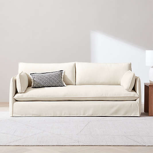 Revive 91.5" Slipcovered Recycled Sofa