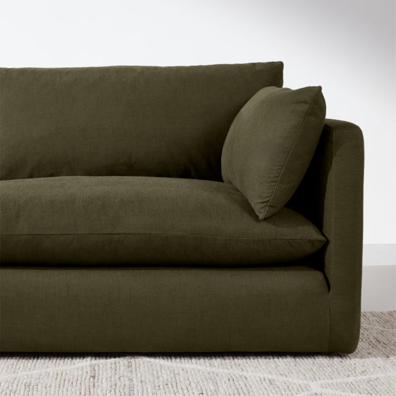 Unwind Modular 4-Piece Slipcovered L-Shaped Sectional Sofa