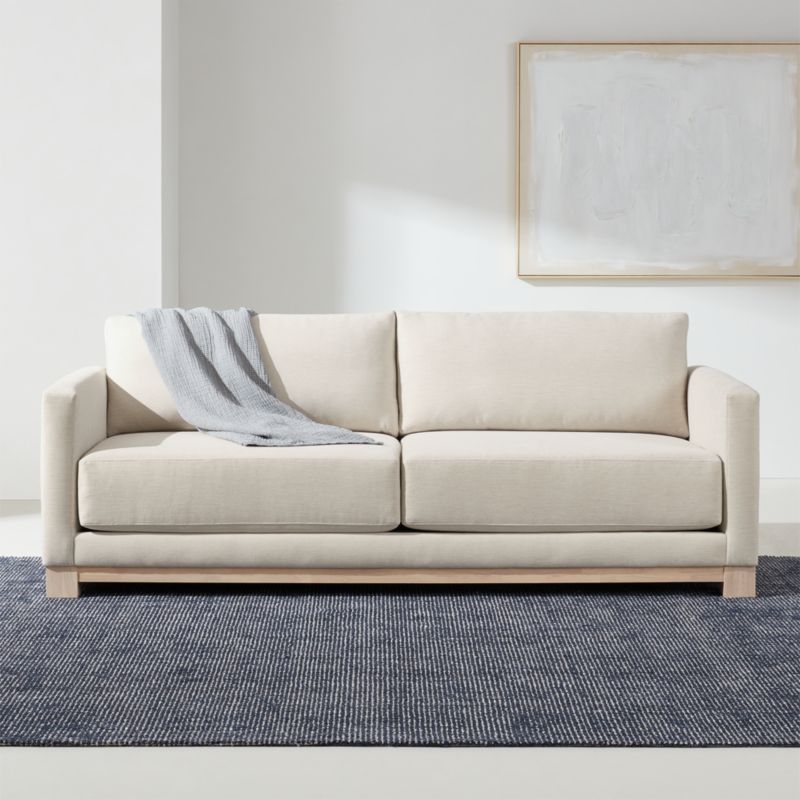 Gather Wood Base Sofa 89" - image 4 of 14