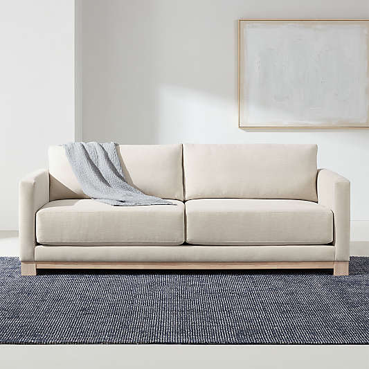 Gather Wood Base Sofa (77"-89")