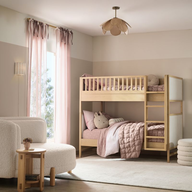 Aija Striped Pampas Ivory Kids Performance Area Rug 6'x9' - image 5 of 9