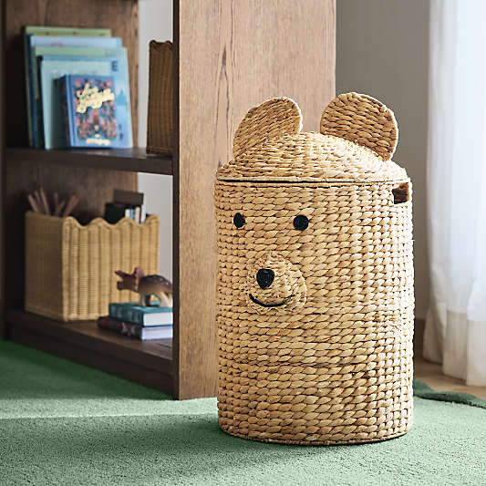 Bear Woven Kids Hamper with Handles