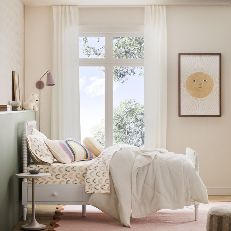 Stay Cool Asha Rainbow 100% Organic Cotton Kids Full Sheet Set - image 1 of 9