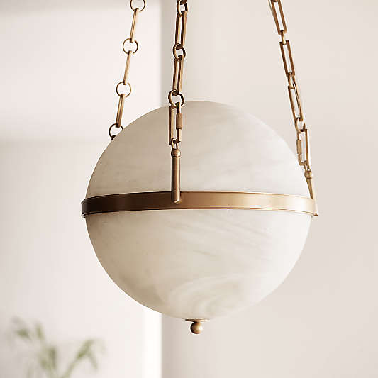 Estelle Glass Globe Pendant Light