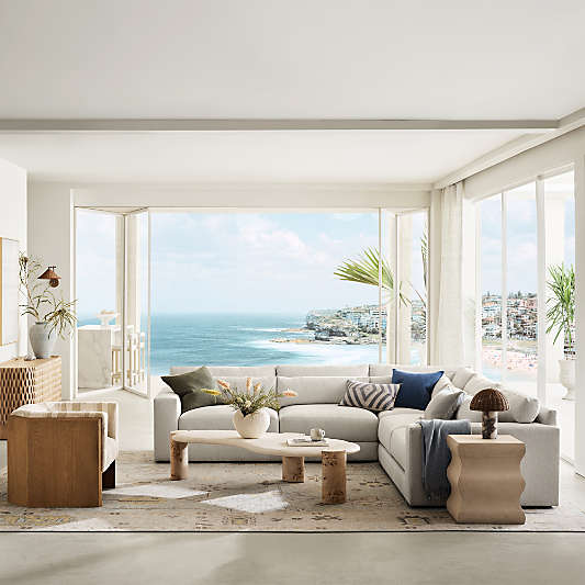 Retreat 3-Piece L-Shaped Sectional Sofa