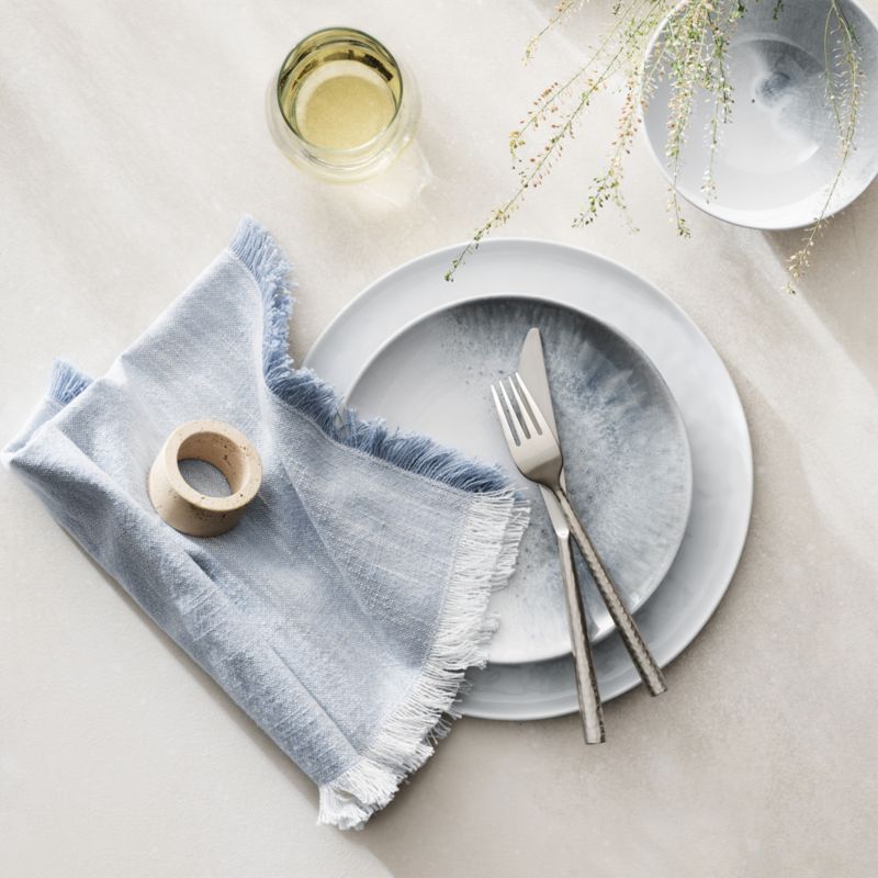 Tonal Fringe Blue Napkins, Set of 4 - image 1 of 3