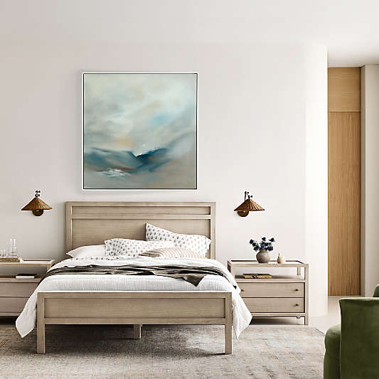 Keane Weathered Natural Solid Wood Bed