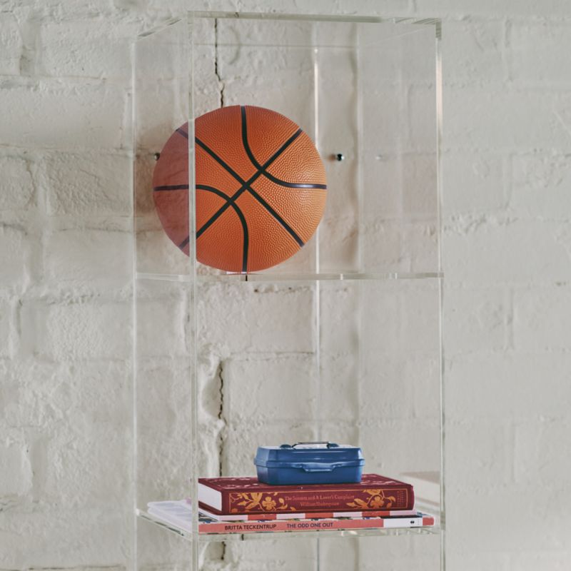 Now You See It Clear Acrylic 5-Bin Floating Shelf Bookcase - image 2 of 13