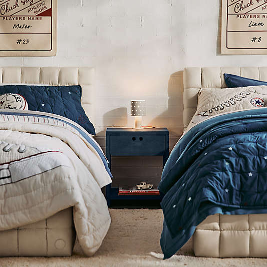 Converse Natural Puffy Canvas Kids Twin Bed