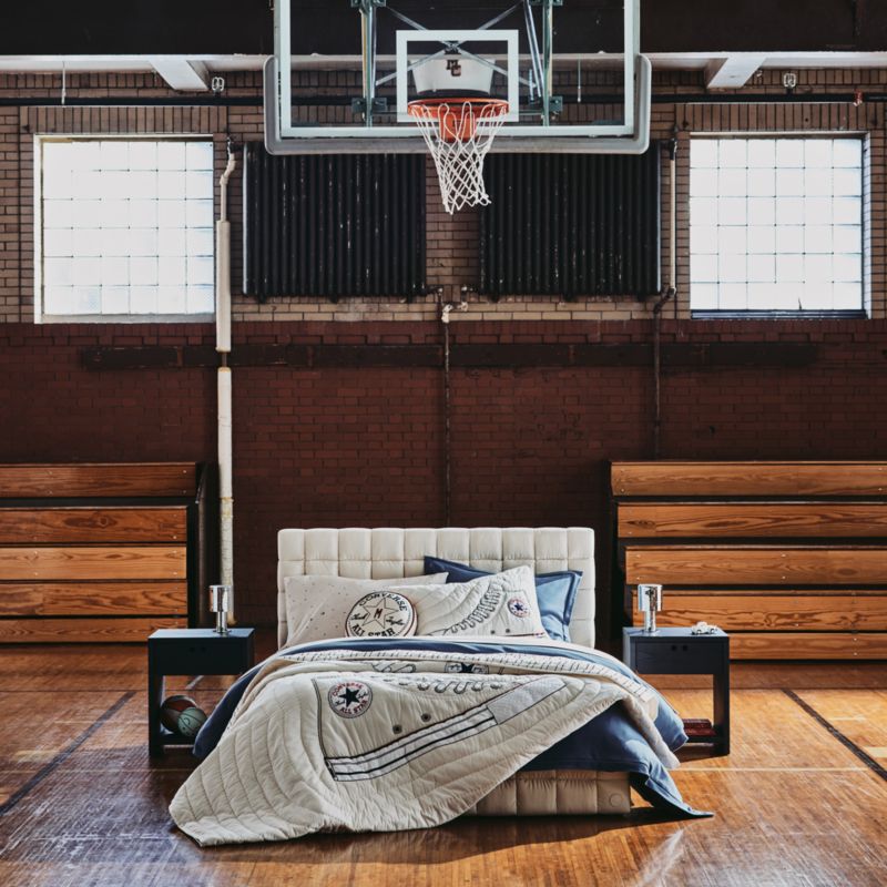 Converse Vent Dyed Navy Blue Wood Kids Nightstand with Drawer - image 3 of 9