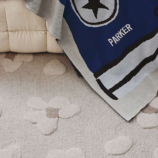 Converse Leopard Wool High/Low Kids Area Rug