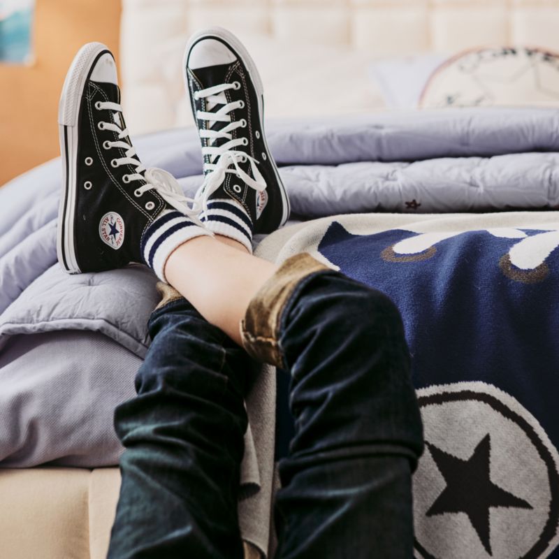 Converse Intarsia Knit Chuck Taylor Organic Cotton Kids Throw Blanket - image 2 of 11