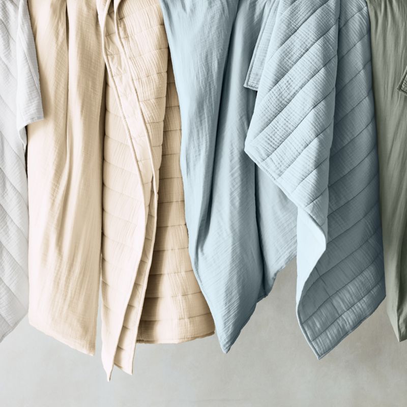 Supersoft Organic Cotton Gauze Undyed King Duvet Cover - image 6 of 7