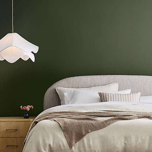 Rayna Curved Upholstered King Storage Bed