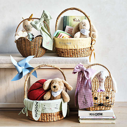 Easter Organic Basket Bow in Lilac Purple