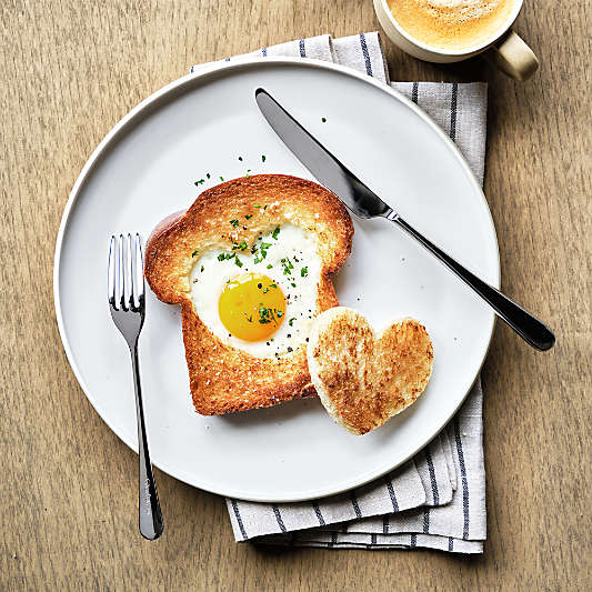 Tour White Porcelain Dinner Plate