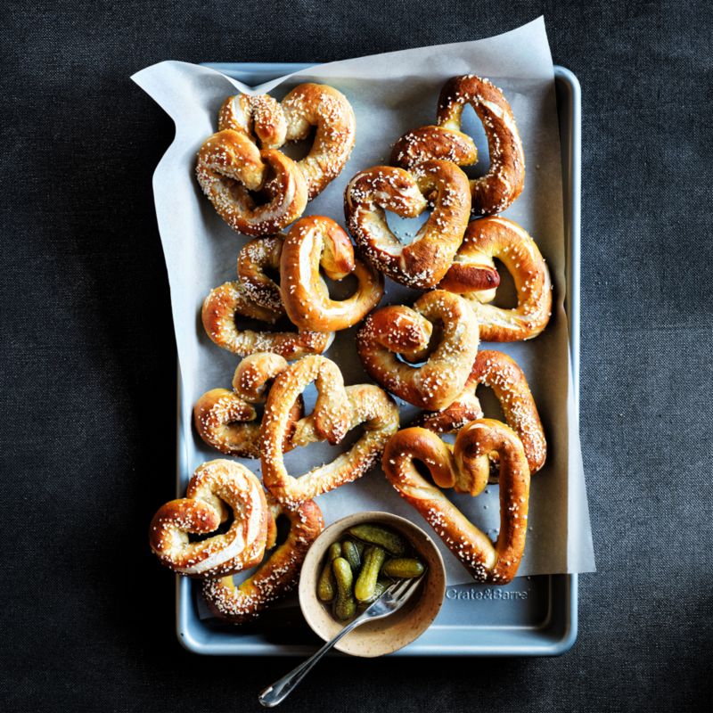 Crate & Barrel Silver Baking Sheets, Set of 2 - image 2 of 5