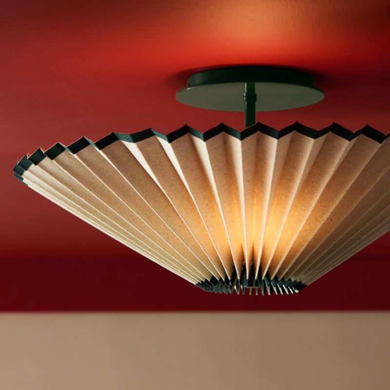 Grand Slam Varsity Pleated Kids Flush Mount Ceiling Light by Venus Williams - image 3 of 8