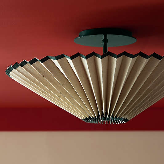 Grand Slam Varsity Pleated Kids Flush Mount Ceiling Light by Venus Williams