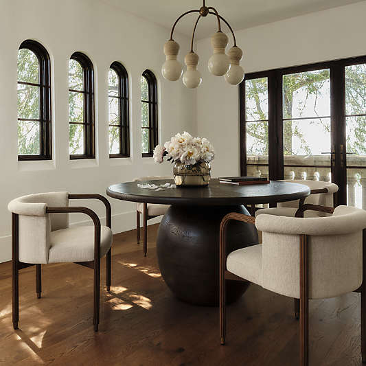Second Serve Stone and Metal Chandelier Light by Venus Williams