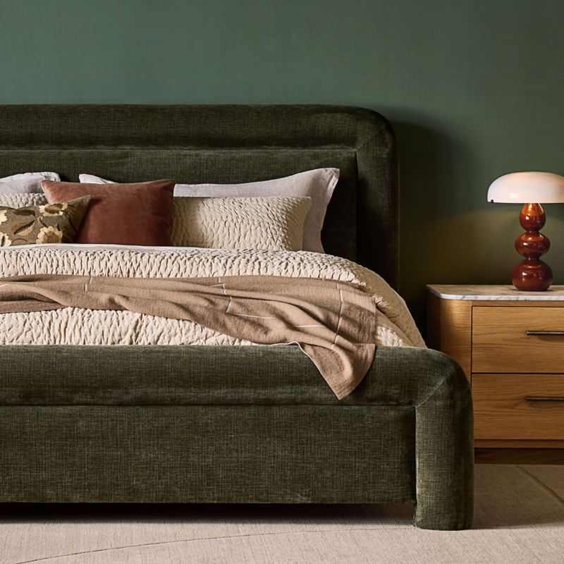 Courtside Merino Wool 70"x55" Camel Tan Throw Blanket by Venus Williams - image 1 of 7