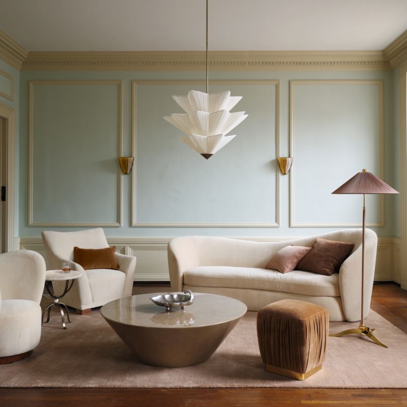 Lana Gloss 48" Round Coffee Table by Laura Harrier & Tiffany Howell - image 1 of 8