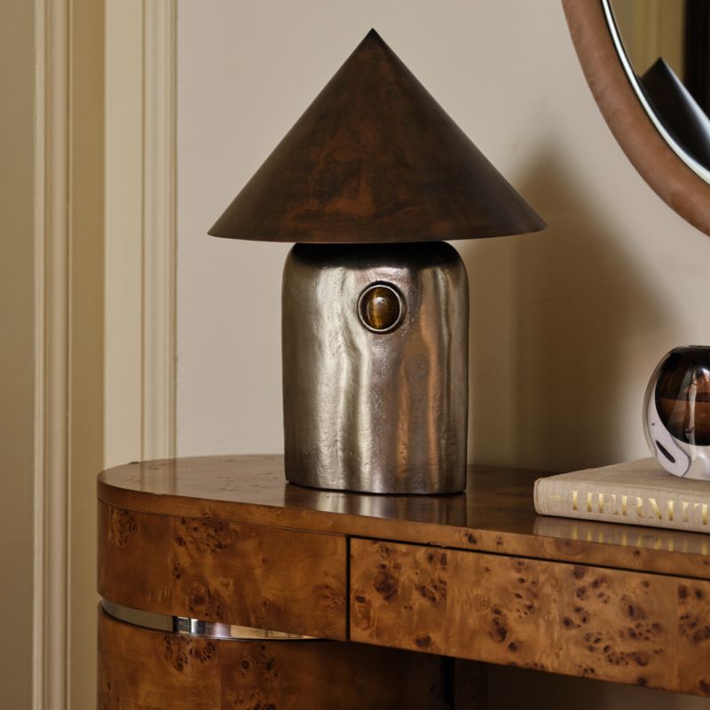 Bowery Silver Table Lamp by Laura Harrier and Tiffany Howell - image 1 of 5