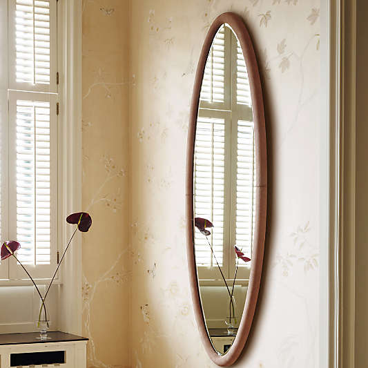 Portal Suede Full Length Mirror by Laura Harrier and Tiffany Howell