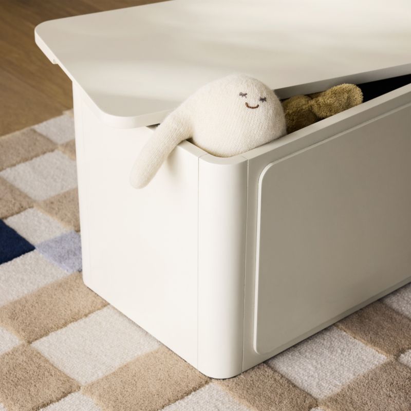 Scout Linen Wood Kids Stackable Bookshelf - image 4 of 10