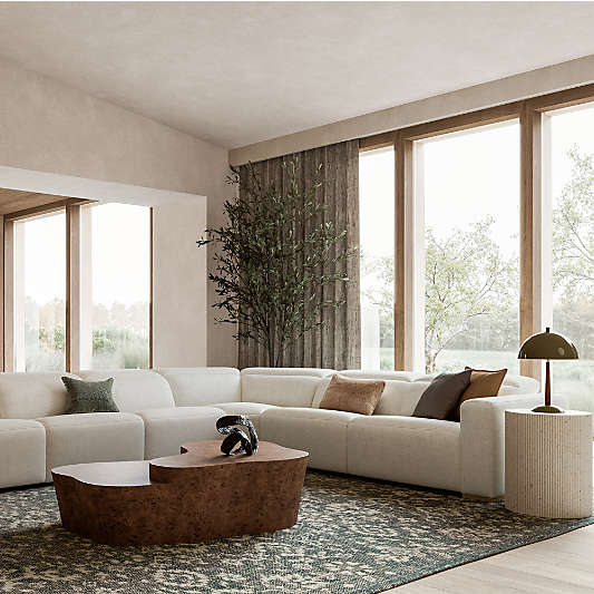 Mesa Oak Burl 55" Coffee Table