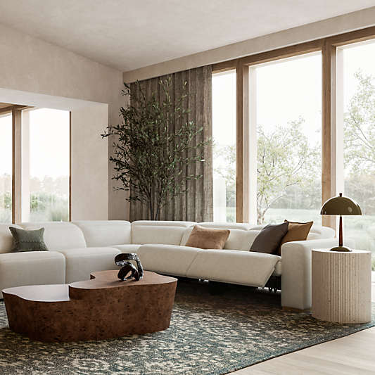 Drift 5-Piece L-Shaped Power Triple-Reclining Sectional Sofa