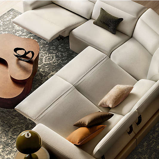 Drift 5-Piece L-Shaped Power Triple-Reclining Sectional Sofa