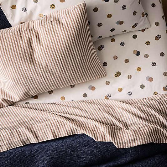 Stay Cool Soccer 100% Organic Cotton Kids Full Sheet Set