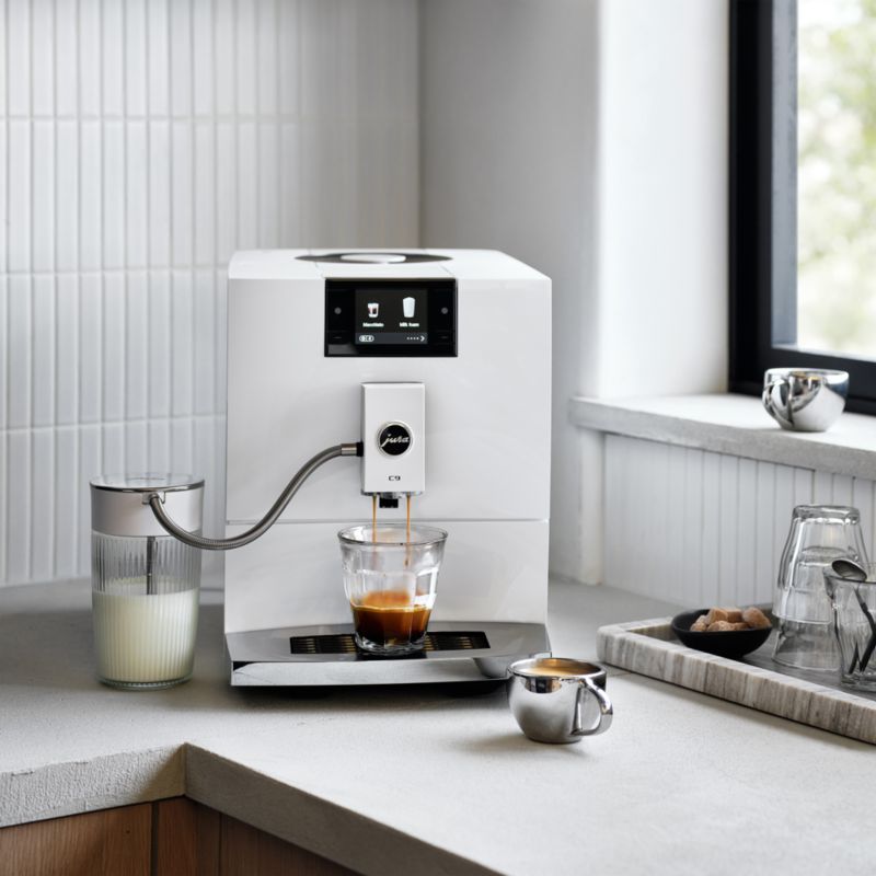 JURA ® C9 Piano White Automatic Espresso Machine - image 1 of 12