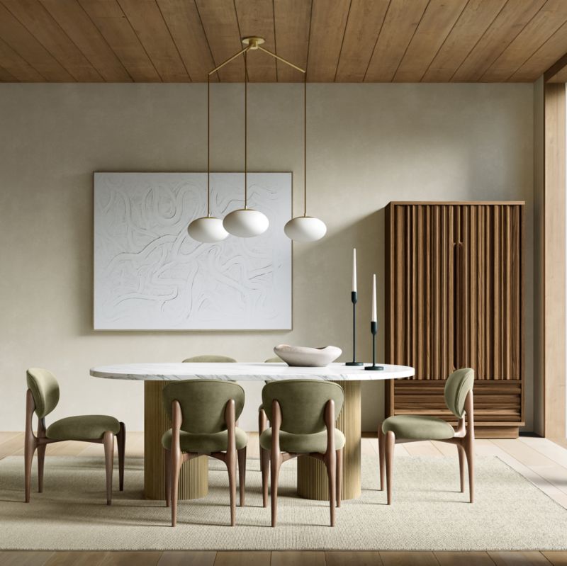 Ada 40" Fumed Oak Closed Storage Cabinet - image 4 of 10