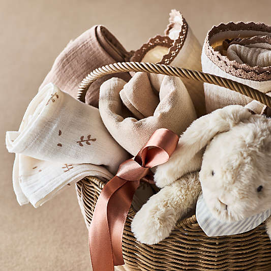 Plush Newborn Basket Gift Set