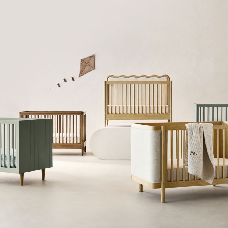 Redondo Upholstered Wood Convertible Crib - image 6 of 13