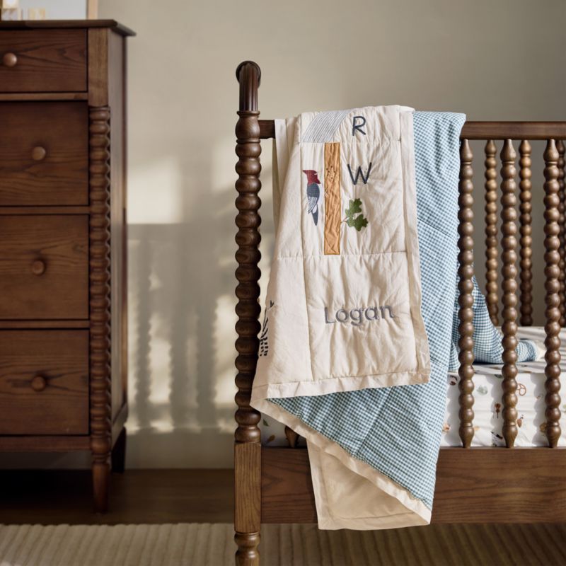 Cozy ABC's Organic Cotton Baby Crib Quilt - image 1 of 6