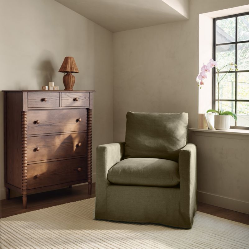 Jenny Lind Deep Brown Wood Tall 5-Drawer Kids Dresser - image 1 of 11
