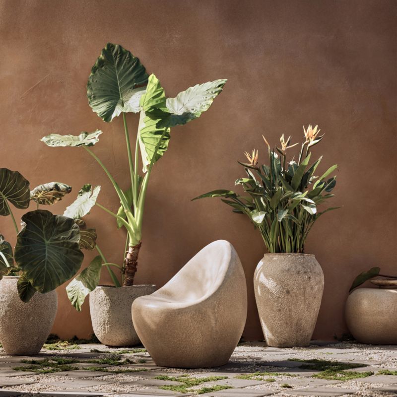 Pompeii 20.87" x 17.52" Indoor/Outdoor Ceramic Planter - image 2 of 6