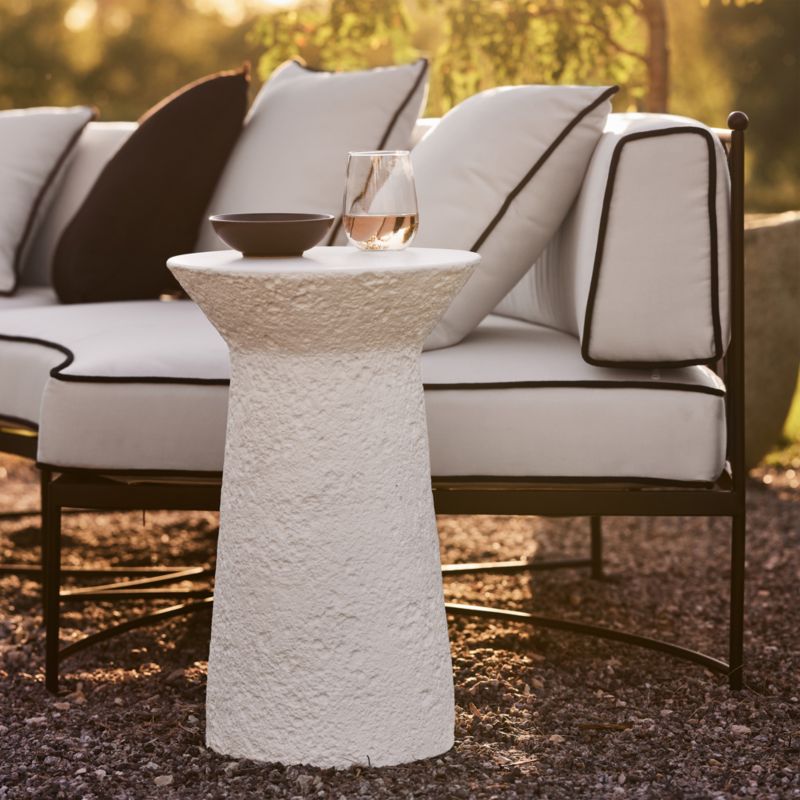 Galleria 72" Metal Outdoor Curved Sofa with Cushions